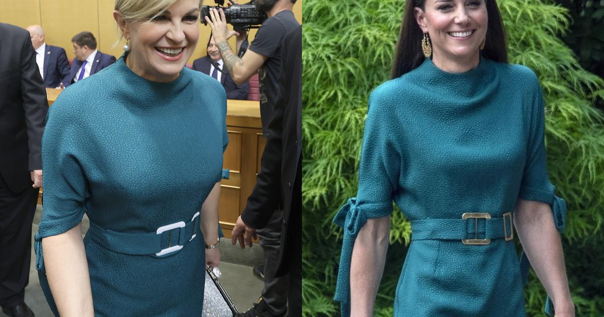 Kolinda Se U Saboru Pojavila U Haljini Koju Je Kate Middleton Nosila