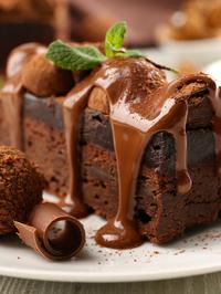 Čokoladna torta s čokoladnim mousseom