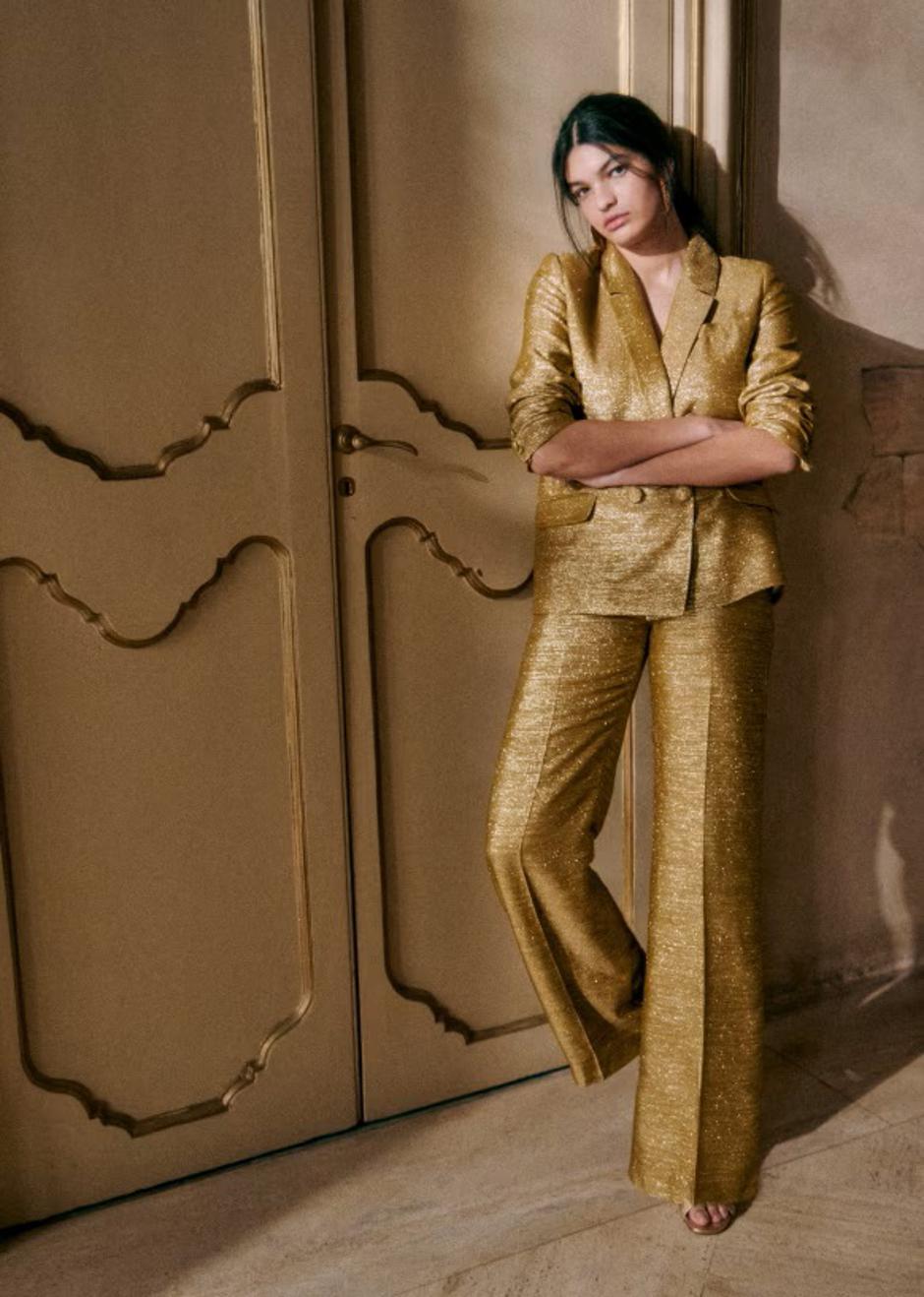 Foto: Sezane, zlatno odijelo (340 eura) | Autor: 