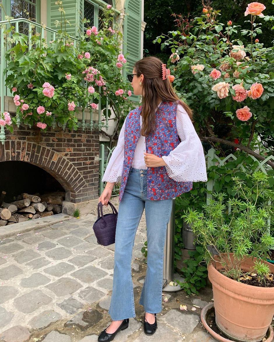 jakna cvjetnog uzorka | Autor: Instagram @mariellehaon