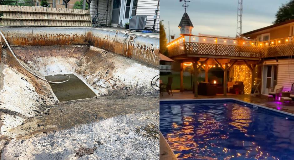 Renovacija starog zaboravljenog bazena postala je viralna | Autor: Profimedia / @salmahayek Instagram