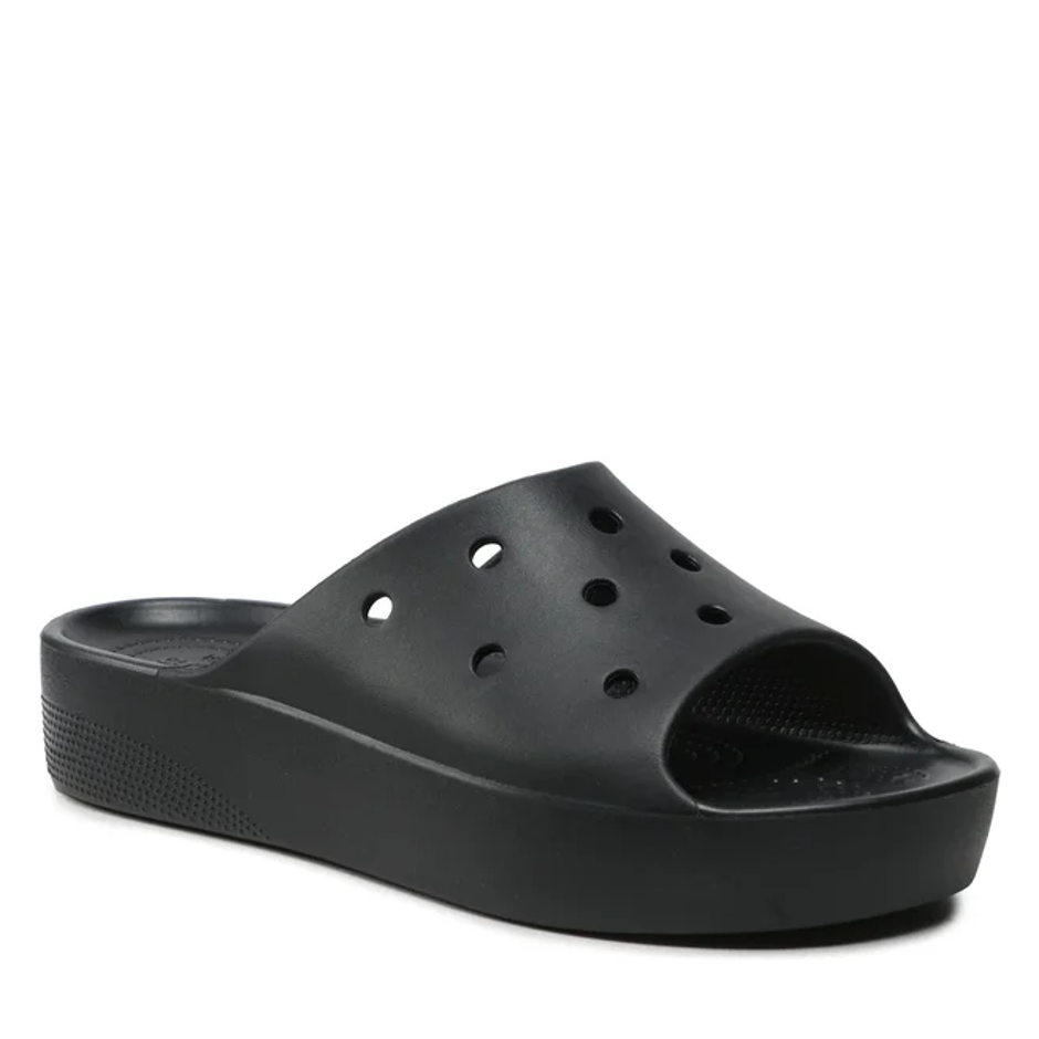Foto: Ecipele, Crocs Classic Platform Slides u crnoj boji (prije 52 eura - sada 33 eura) | Autor: Crocs