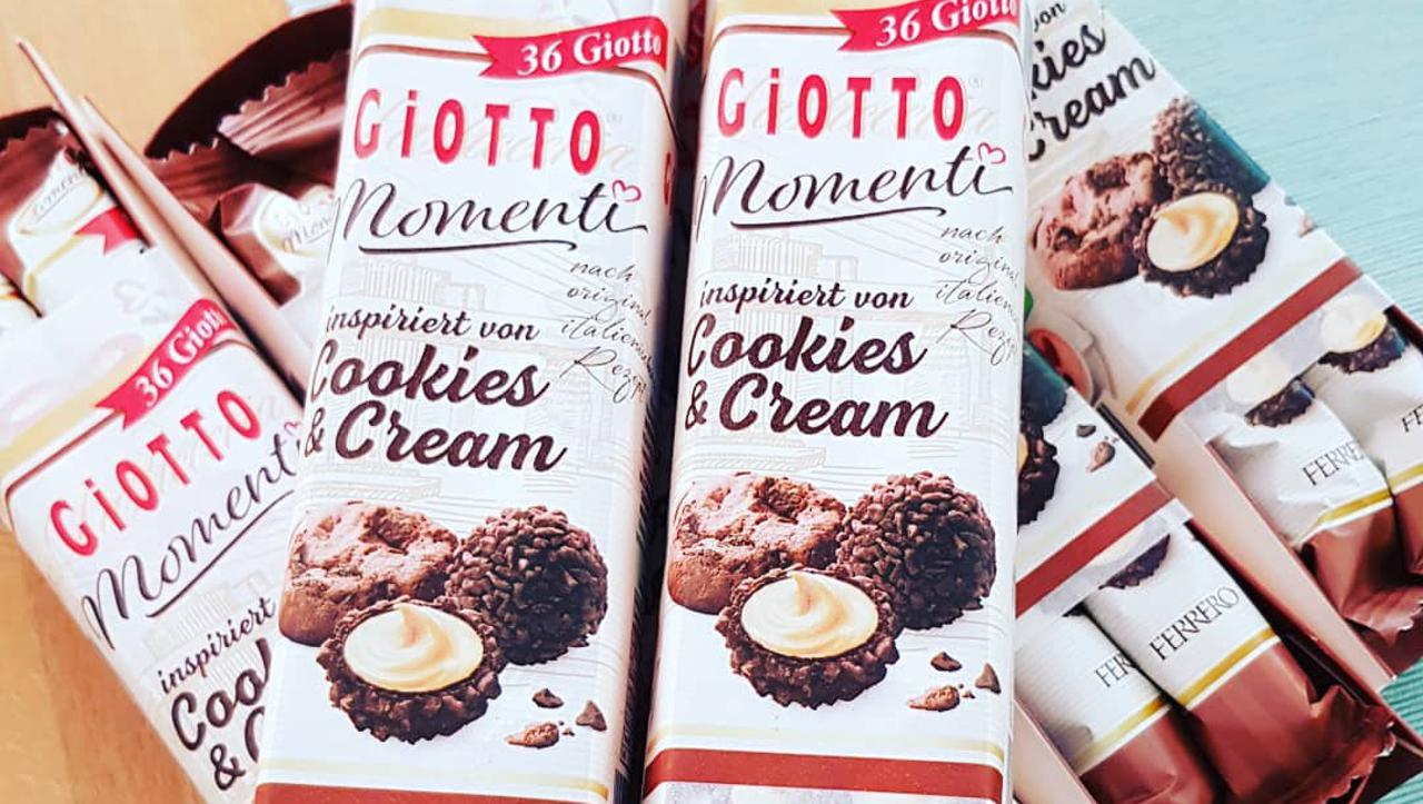 Novi okus Giotto kuglica, Cookies&Cream