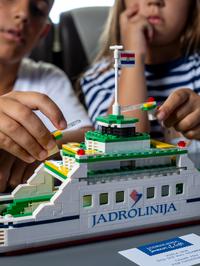 Kockice za slaganje trajekta Jadrolinija
