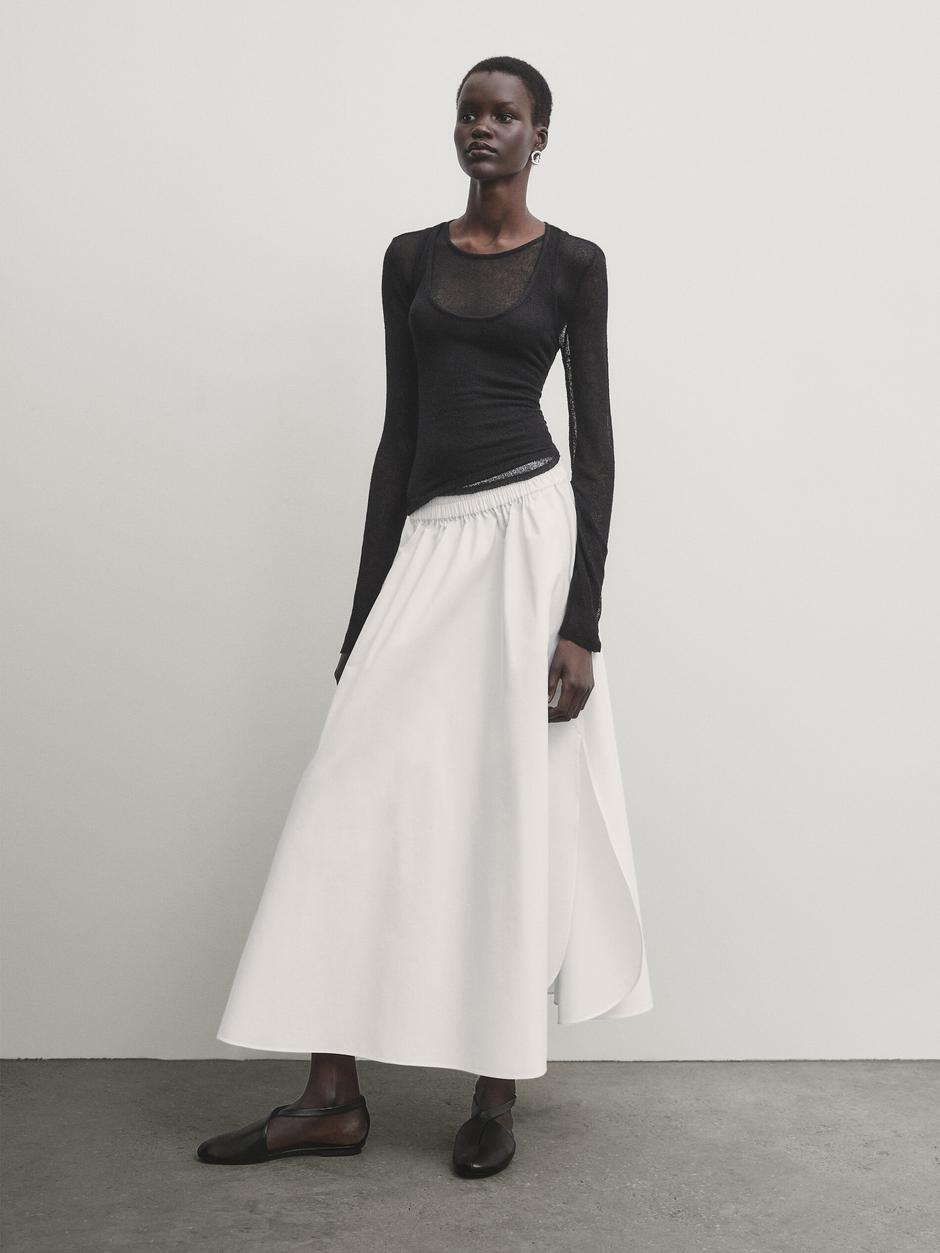 bijele suknje | Autor: Massimo Dutti
