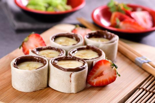 Nutella voćni sushi