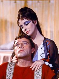 Liz taylor i Richard Burton kao Kleopatra i Marko Antonije