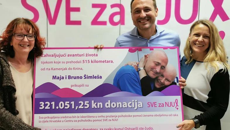 Bruno Šimleša predao donaciju udruzi 'Sve za nju'