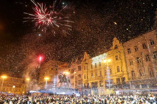 Doček Nove godine u Zagrebu