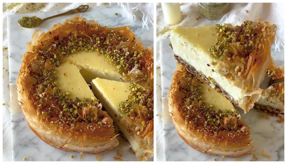 Cheesecake baklava | Autor: Instagram @chiarapaoli_pastrychef_it