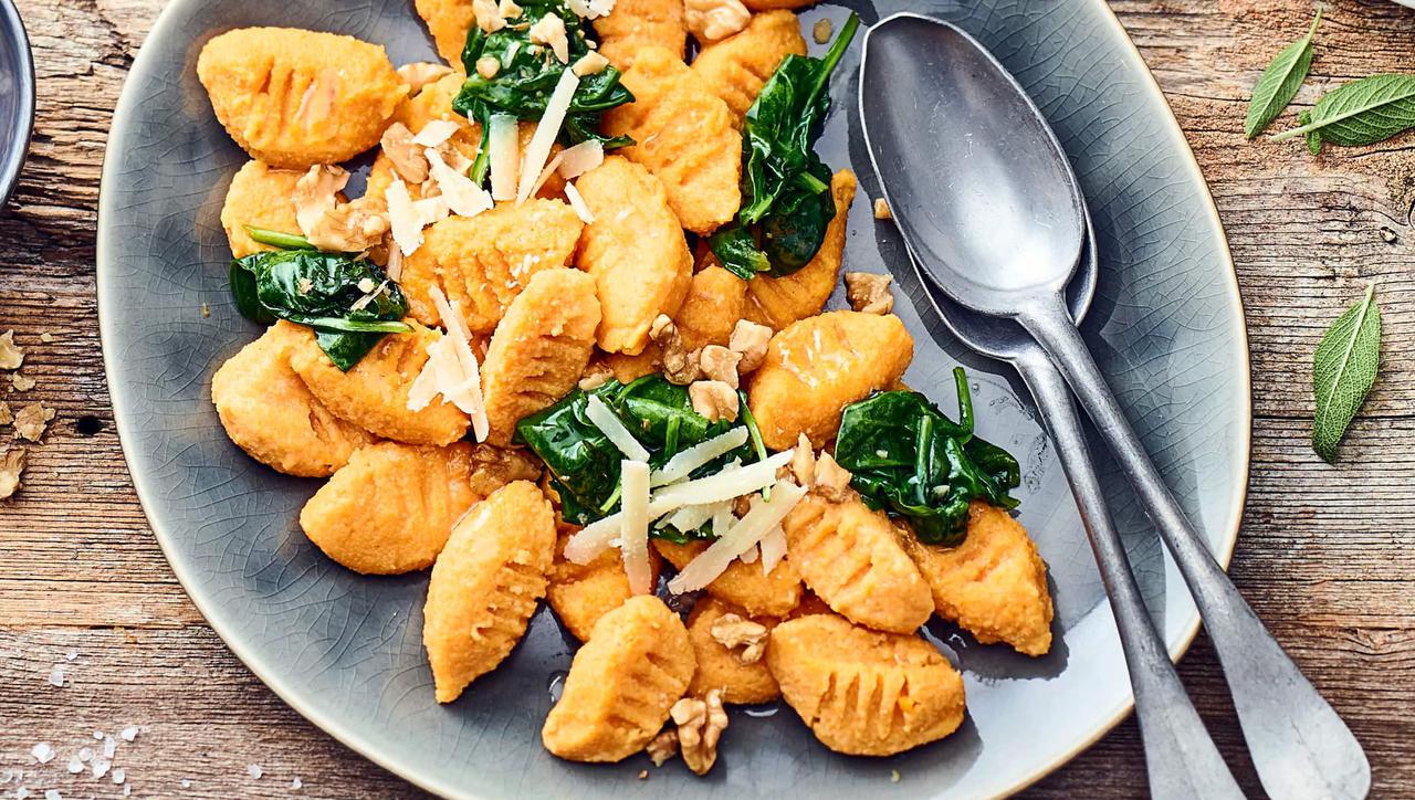 Njoki od bundeve s umakom od lisičarki