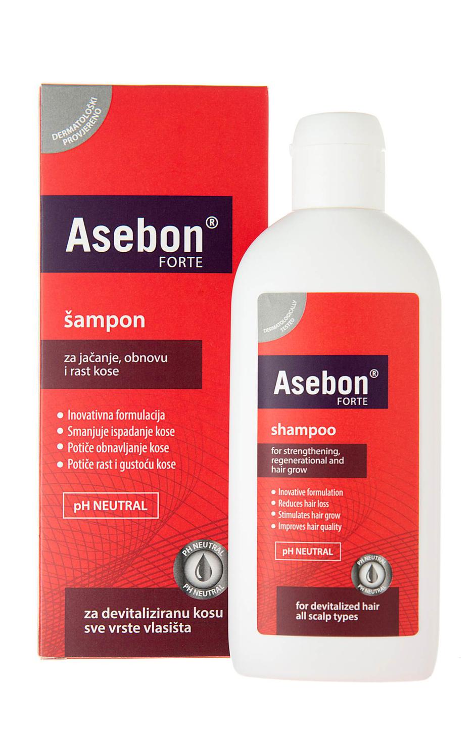Asebon forte šampon | Autor: Pr