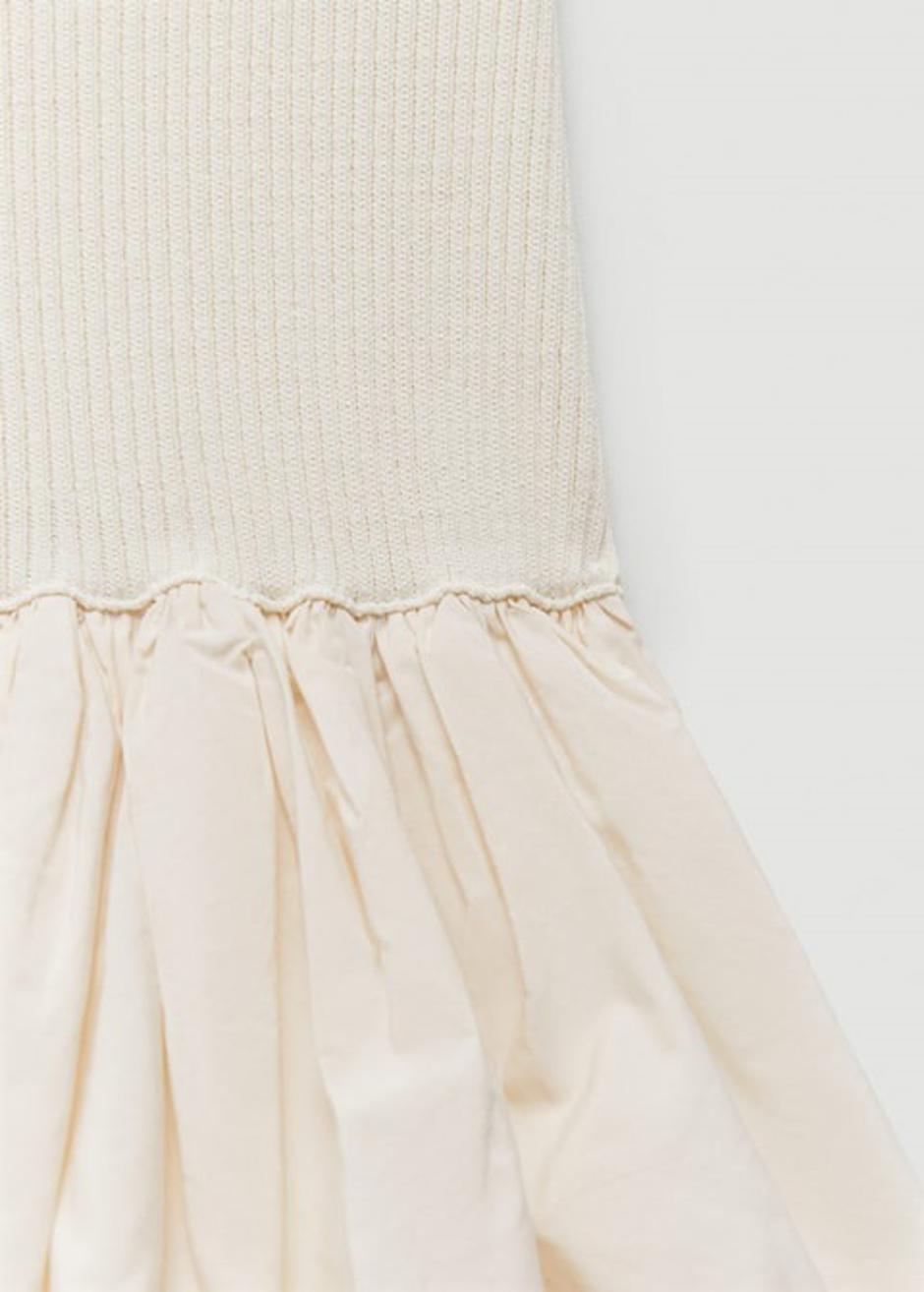 Foto: Mango, bijela haljina na jedno rame s puff suknjicom | Autor: Mango