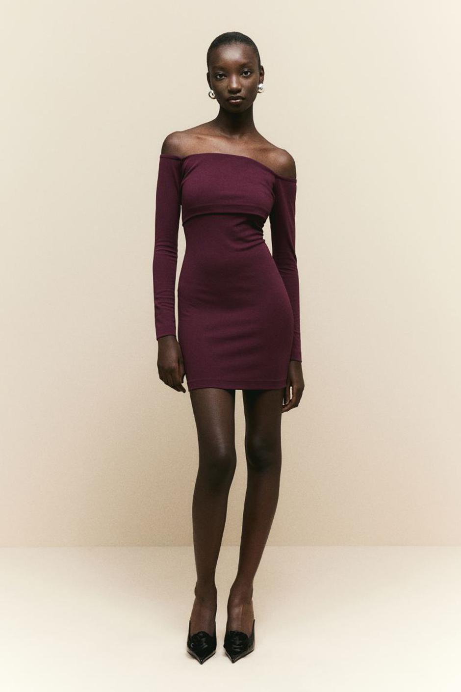 haljina spuštenih ramena | Autor: H&M