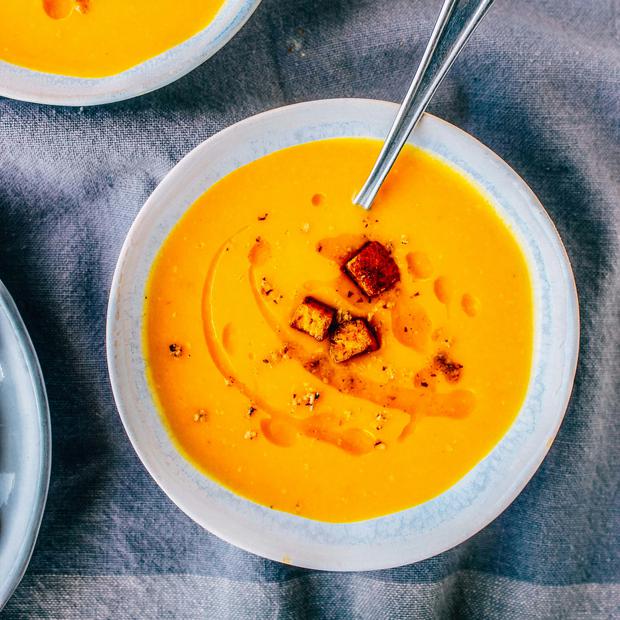 Juha od pečenog batata i sira