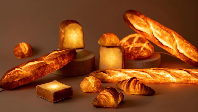 Pampshade lampe u obliku kruha