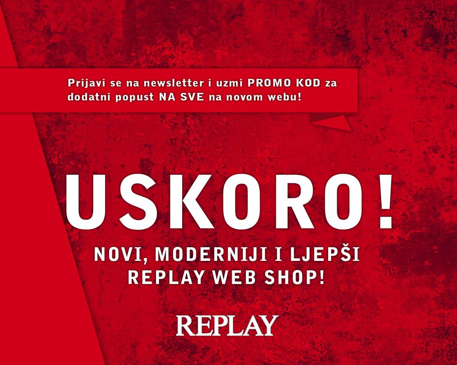 Replay Hrvatska uskoro ima novi web shop!