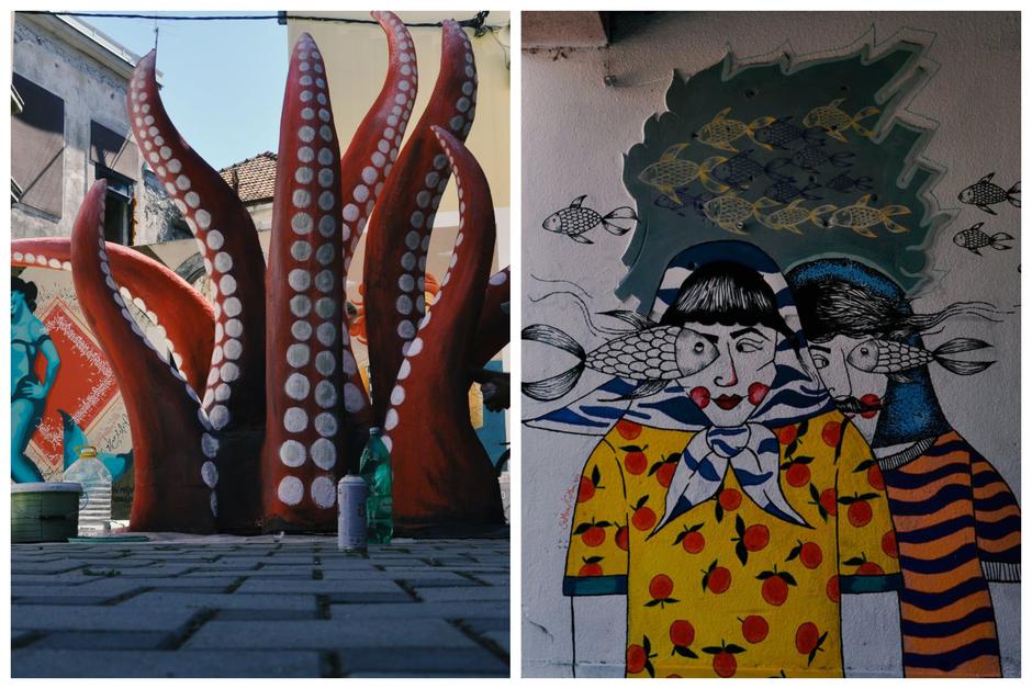 Murali i instalacije na Art Festivalu Zen Opuzen | Autor: Facebook/FURKA