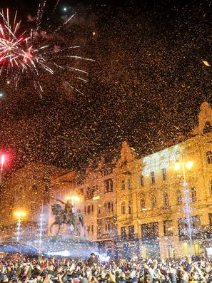 Doček Nove godine u Zagrebu