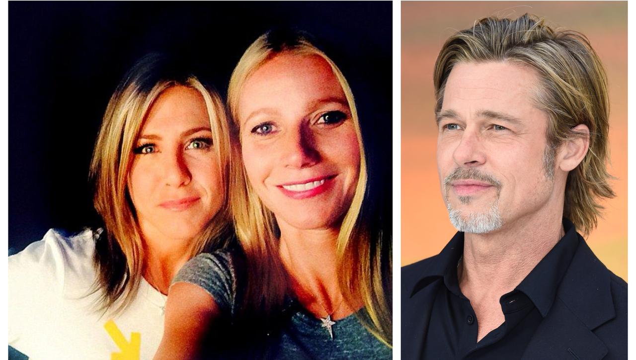 Gwyneth Paltrow, Jennifer Aniston i Brad Pitt