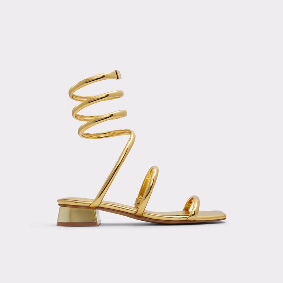 zlatne sandale | Autor: Aldo