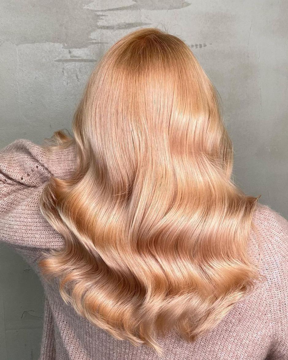 apricot copper kosa | Autor: Instagram @hairbysatukylatasku