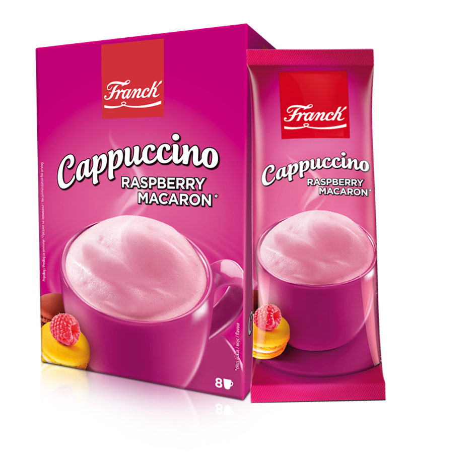 Franck Raspberry Macaron – otvorite osjetila i okusite naš prvi cappuccino u boji