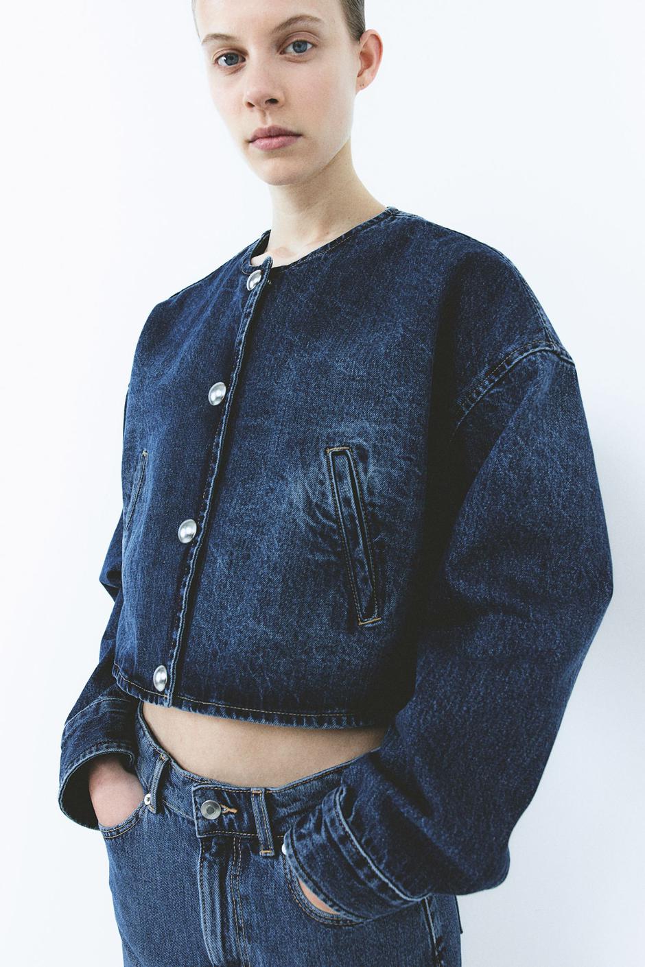 Foto: H&M, jakna- kardigan u jeans materijalu | Autor: H&M