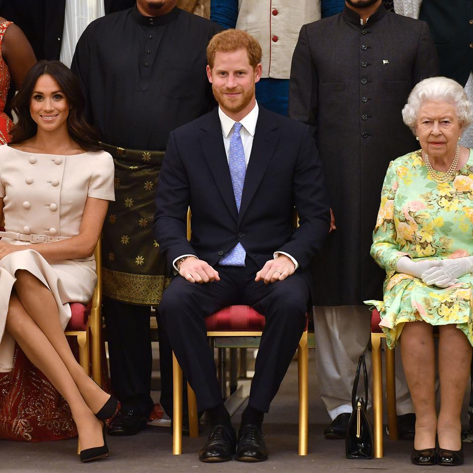 Meghan i Harry s kraljicom Elizabetom II. | Autor: Press Association/PIXSELL