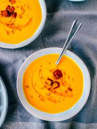 Juha od pečenog batata i sira