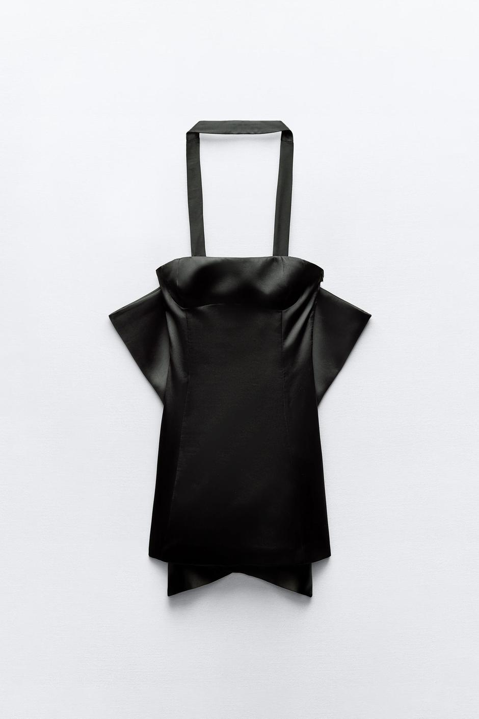 Foto: Zara, crna mini haljina s mašnom | Autor: 