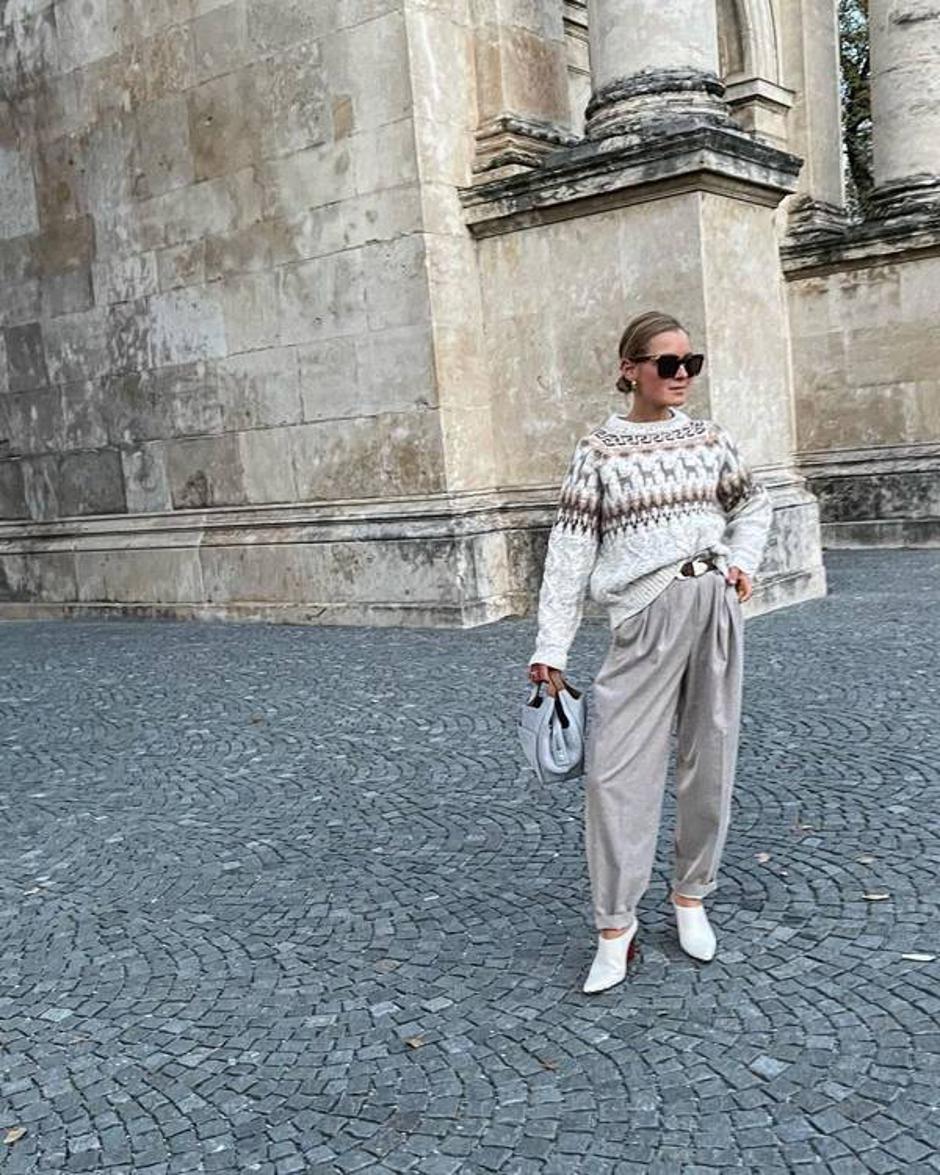 trendovi u modelima hlača | Autor: Instagram @annaaborisovna