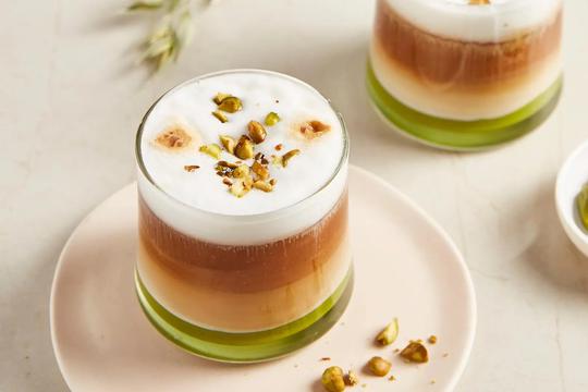 Pistachio latte