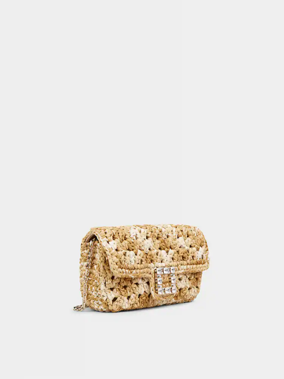 Foto: Roger Vivier, clutch torbica od rafije | Autor: www.rogervivier.com