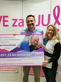 Bruno Šimleša predao donaciju udruzi 'Sve za nju'