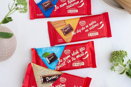 Novo pakiranje Dorina čokolade