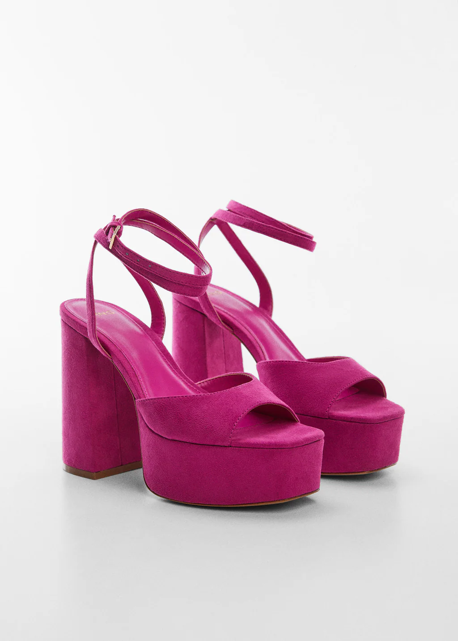 roze sandale | Autor: mango