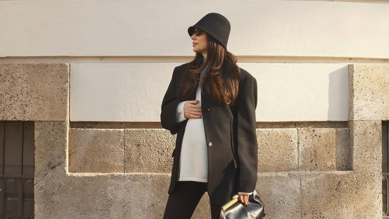 Ako tra&zcaron;i&scaron; inspiraciju za zimski trudni&ccaron;ki outfit, Pamela Bad&zcaron;ek zna kako najjednostavniji look u&ccaron;initi zanimljivim