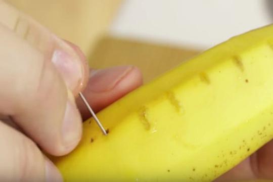 Zgodan trik s iglom i bananom