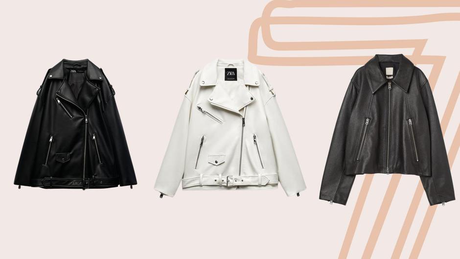 oversize kožne jakne | Autor: Zara/H&M