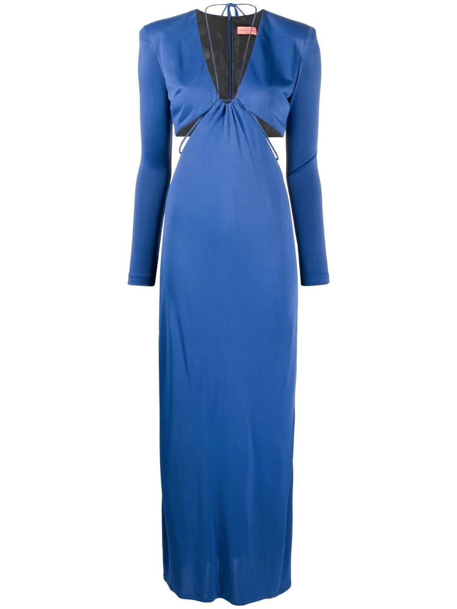 kobalt plava cut out haljina | Autor: Farfetch