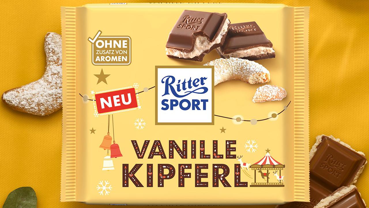 Ritter Sport čokolada s okusom vanilin kiflica