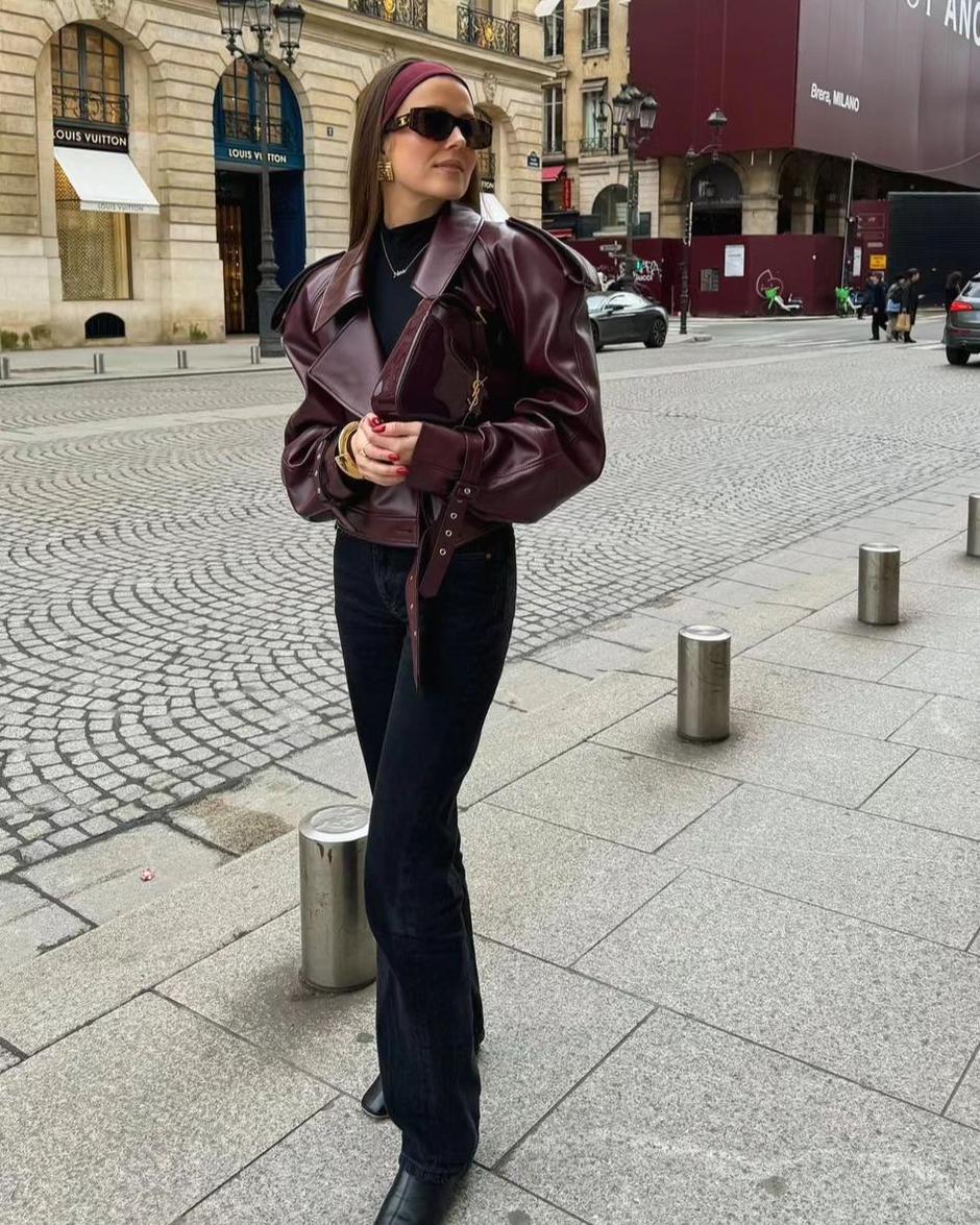 kožne jakne u bojama | Autor: Instagram @juliannawilde