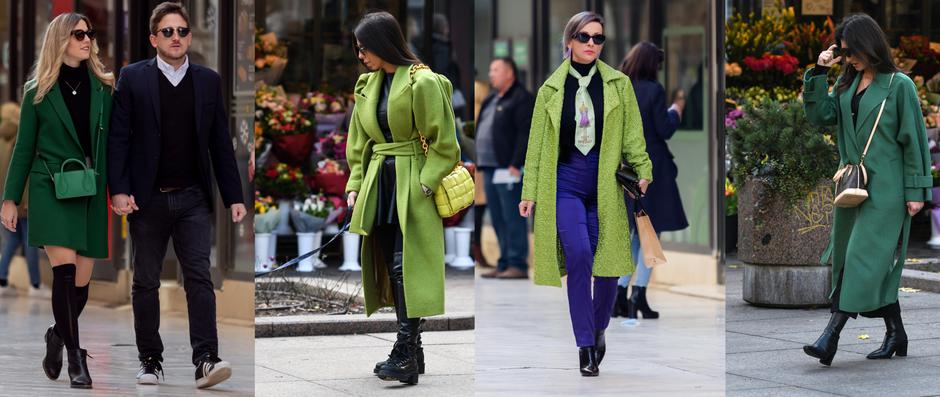 Zelena boja kaputa bila je među omiljenima ove zime | Autor: Pixsell