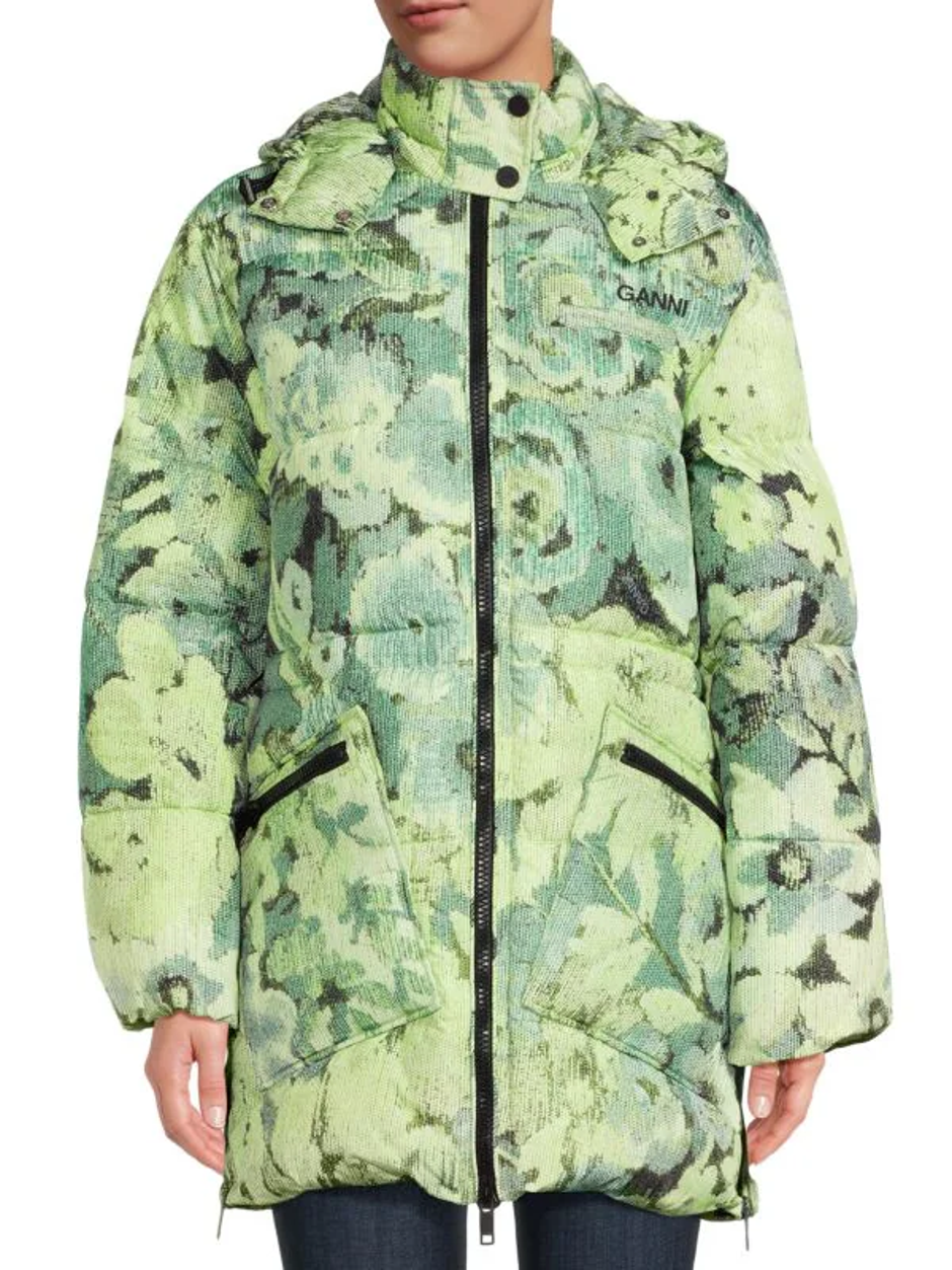 puffer jakna s printom | Autor: Saks Fifth Avenue