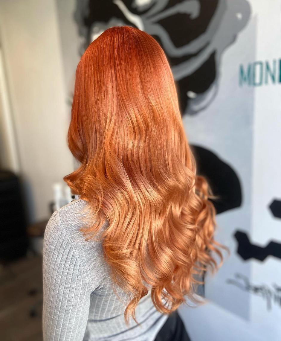 apricot copper kosa | Autor: Instagram @hairbyjoellaihia