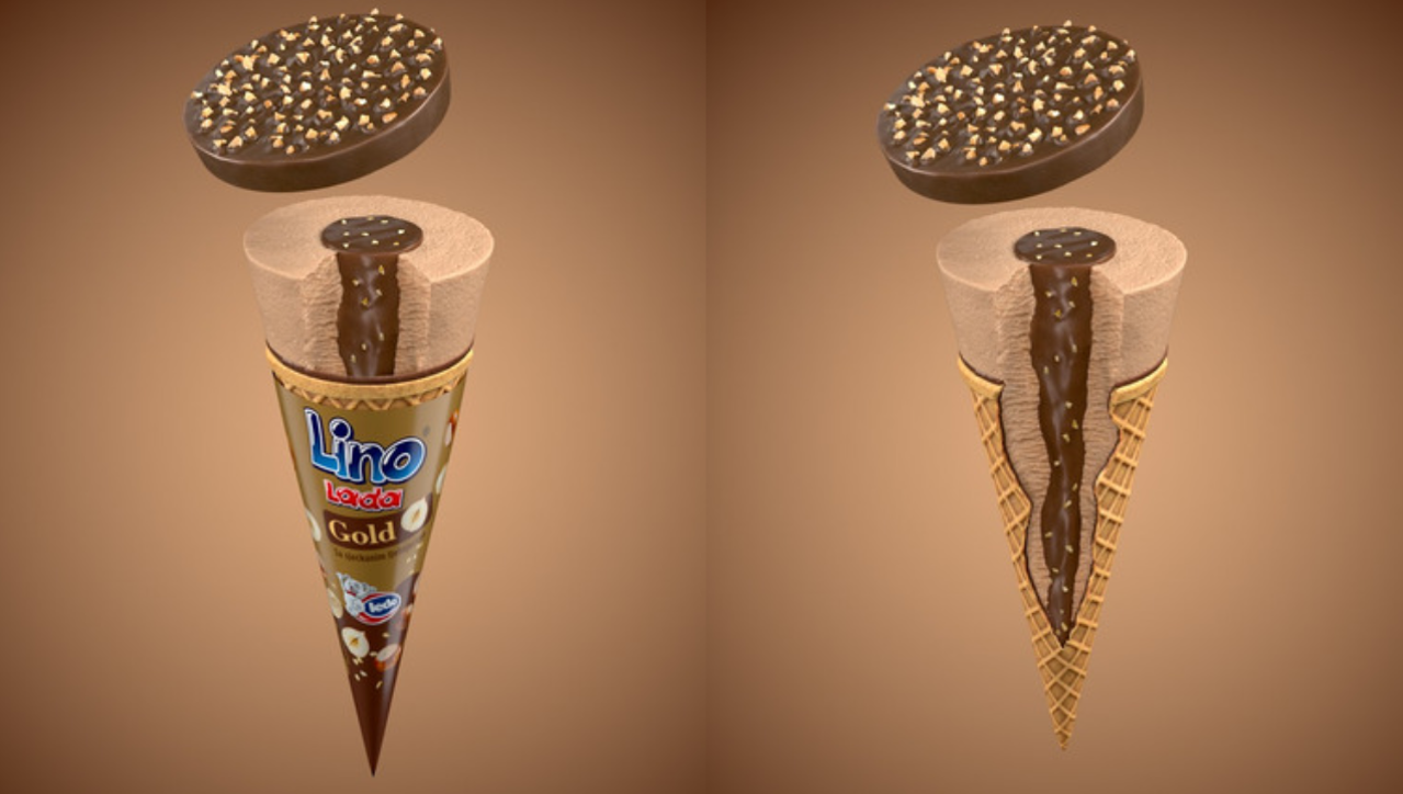 Stigla je nova jesenska sladoledna poslastica! Od sada u Lino Ladi Gold možeš uživati u obliku korneta