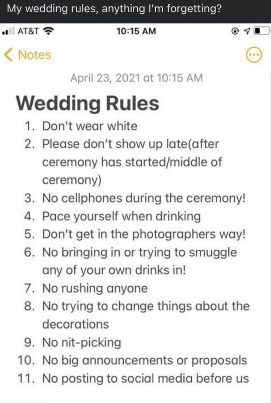 Pravila ponašanja na vjenčanju | Autor: Facebook/FURKA