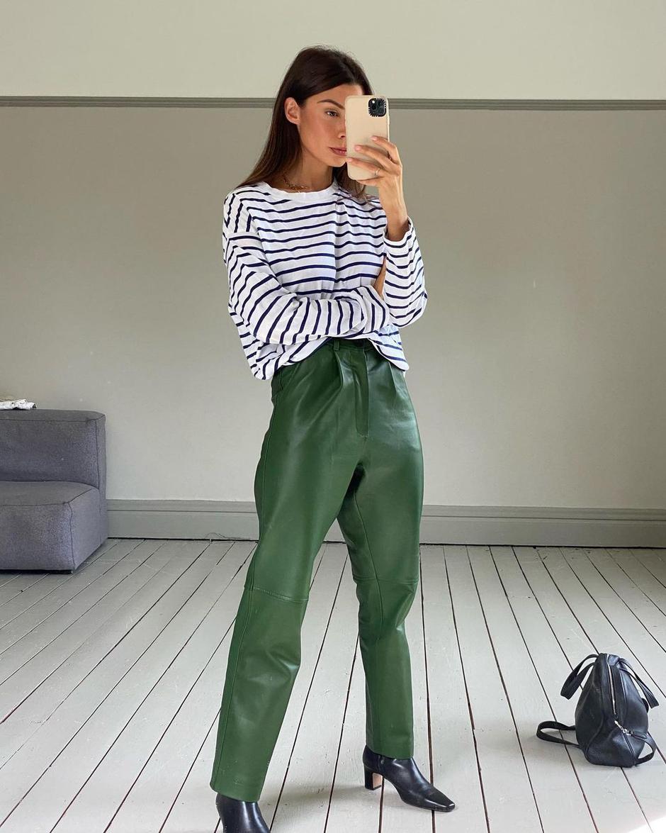 kožne hlače | Autor: Instagram @smythsisters