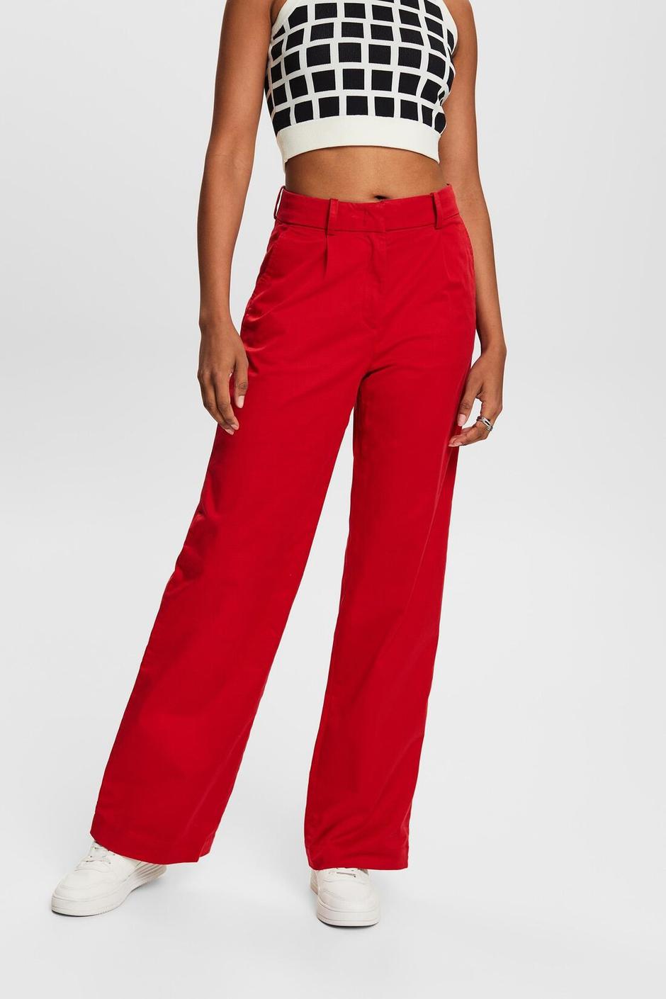 Foto: Esprit, crvene hlače širokog kroja (89,99 eura) | Autor: 